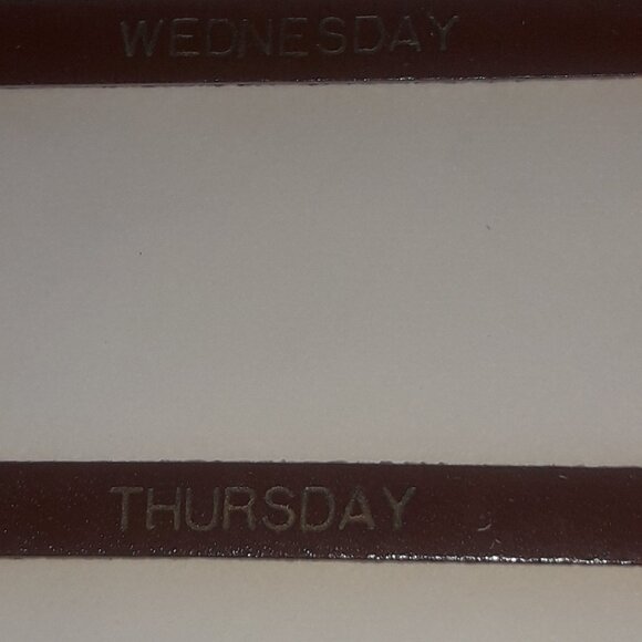 Vintage Leather Planner Daily Organizer Diary Address Book Embossed Lion 50s - Picture 8 of 12